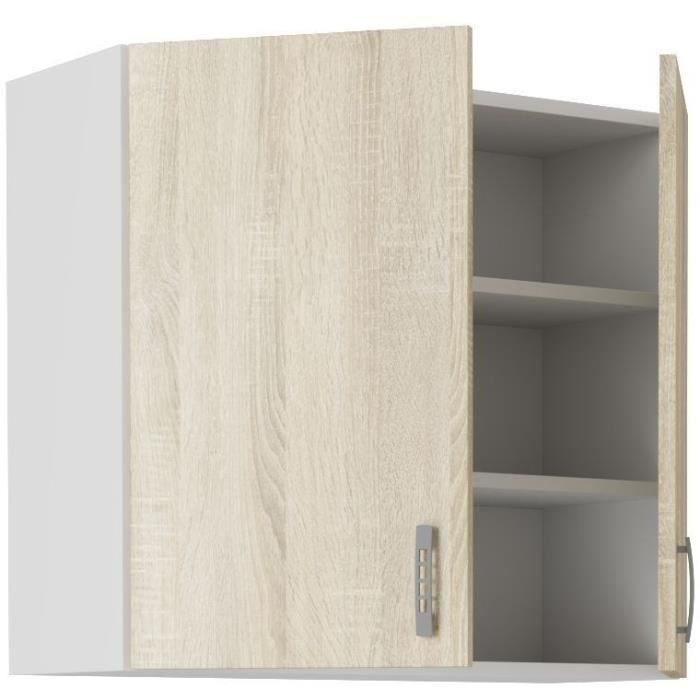 Armario alto SARA - 2 puertas - Decoración roble Sonoma - L80xP31xH71,5 cm - Hecho en Polonia 1 Armario alto SARA - 2 puertas - Decoración roble Sonoma - L80xP31xH71,5 cm - Hecho en Polonia 1