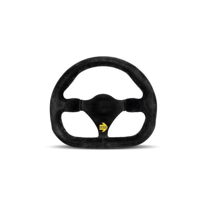 Momo MOM11150272721R Volante Deportivo Piel Vuelta 270 mm Negro Mod.27 Fabricado en Italia