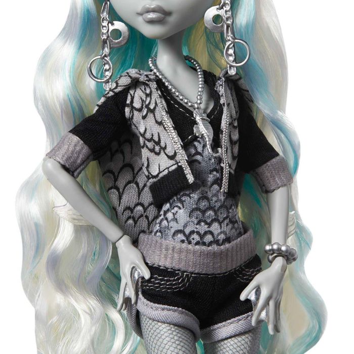 Mattel Monster High Muñeca Lagoona Blue Reel Drama en Blanco y Negro 2 Mattel Monster High Muñeca Lagoona Blue Reel Drama en Blanco y Negro 2