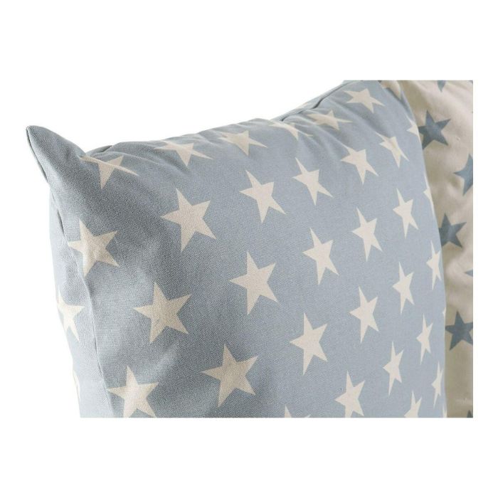 Cojin Scandi DKD Home Decor Blanco Azul 10 x 60 x 60 cm (2 Unidades) 2 Cojin Scandi DKD Home Decor Blanco Azul 10 x 60 x 60 cm (2 Unidades) 2