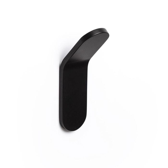 Percha Tik 25X80X30 Negro Mate Con Adhesivo 3M. Resistencia 3Kgs. Viefe Percha Tik 25X80X30 Negro Mate Con Adhesivo 3M. Resistencia 3Kgs. Viefe