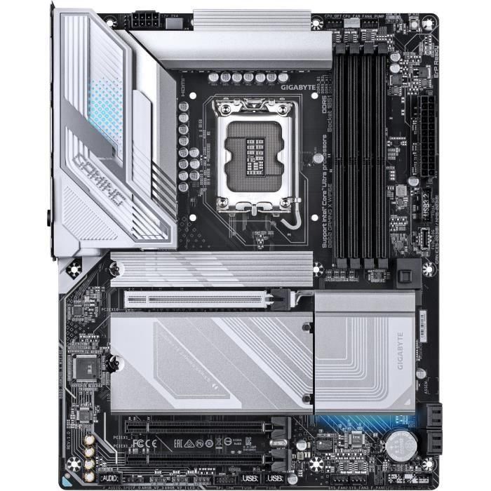 Gigabyte Placa Base B860 Gaming X, Socket LGA 1851, DDR5, Wi-Fi 6E, Bluetooth 5.3, USB 4.0, PCIe 5.0, Compatible con Intel Core Ultra 1 Gigabyte Placa Base B860 Gaming X, Socket LGA 1851, DDR5, Wi-Fi 6E, Bluetooth 5.3, USB 4.0, PCIe 5.0, Compatible con Intel Core Ultra 1