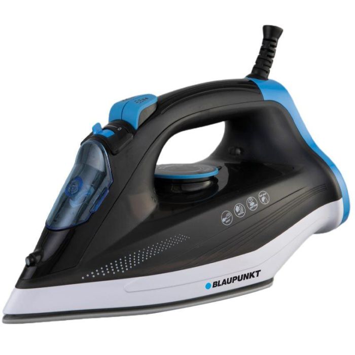 Blaupunkt Plancha de vapor 2600W, suela cerámica, depósito de agua 320 ml