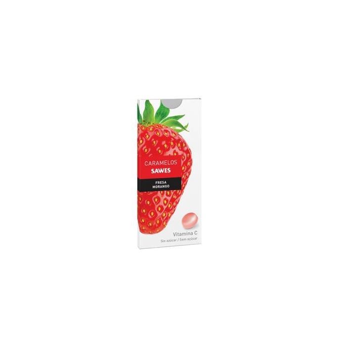 SAWES Caramelos Balsam sin Azúcar Fresa Vitamina C Blister 22g