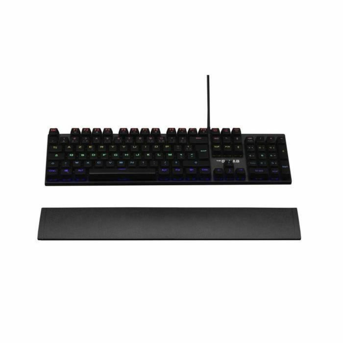 The G-Lab GLA3760162067545 Teclado Mecánico para Juegos Keyz Carbon con Retroiluminación, Interruptores Azules y Reposamuñecas (FR) 4 The G-Lab GLA3760162067545 Teclado Mecánico para Juegos Keyz Carbon con Retroiluminación, Interruptores Azules y Reposamuñecas (FR) 4