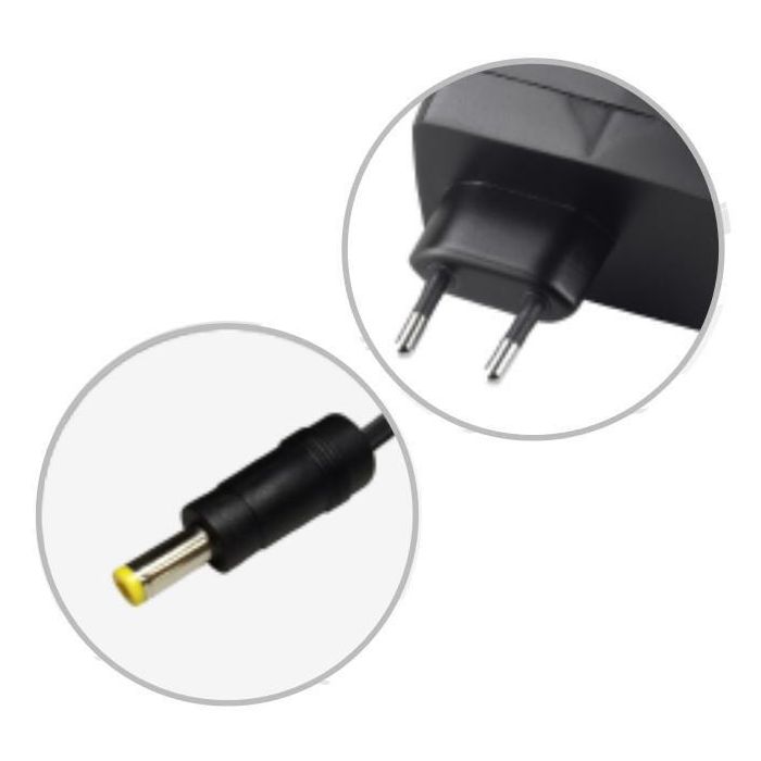 PowerWalker Adaptador Seguro DC 12V 12W Coaxial OD:5.5mm/ID:2.5mm 3