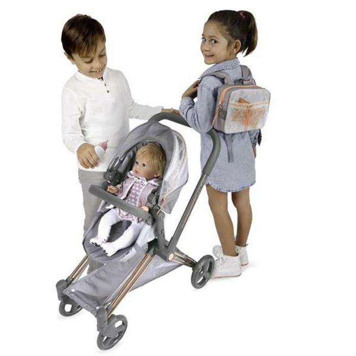 Coche de muñeca 3x1 plegable cityx para muñecas de hasta 50 cm 38x65x73 cm 11