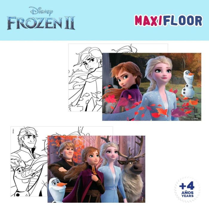 Puzzle Infantil Frozen Doble cara 4 en 1 48 Piezas 35 x 1,5 x 25 cm (6 Unidades) 3 Puzzle Infantil Frozen Doble cara 4 en 1 48 Piezas 35 x 1,5 x 25 cm (6 Unidades) 3