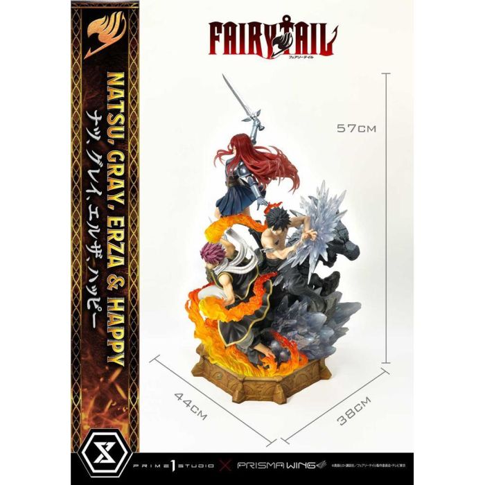 Prime 1 Studio Figura Fairy Tail Natsu, Gray, Erza 57x44x38 cm PVC 3
