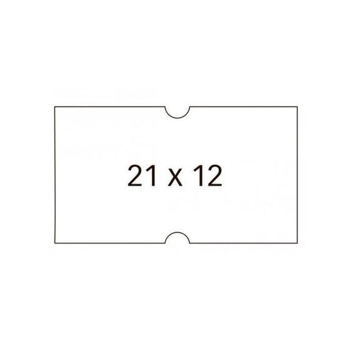 Apli Etiquetas Removibles Para Etiquetadora De Precios 21x12 mm C-Rectos 6 Rollos De 1000 Blanco Apli Etiquetas Removibles Para Etiquetadora De Precios 21x12 mm C-Rectos 6 Rollos De 1000 Blanco