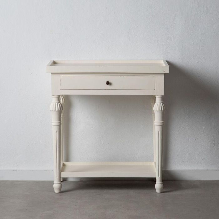 Mesa auxiliar Blanco 72 x 47 x 77 cm 7