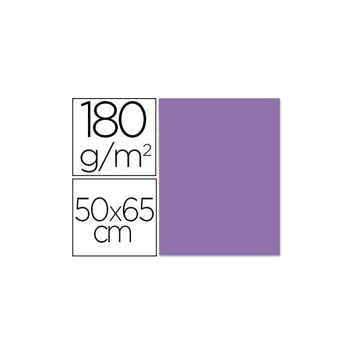 Cartulina Liderpapel 50x65 cm 180 gr Purpura Paquete De 25 Hojas