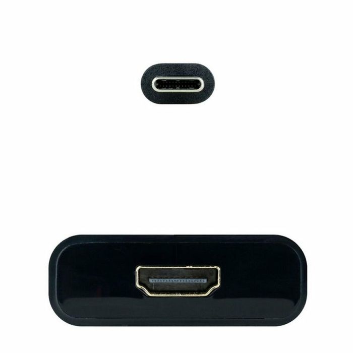 Adaptador USB-C a HDMI NANOCABLE 10.16.4102-BK Negro 4K Ultra HD (1 unidad) 1 Adaptador USB-C a HDMI NANOCABLE 10.16.4102-BK Negro 4K Ultra HD (1 unidad) 1