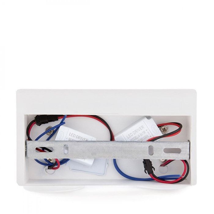 Aplique LED 10W  850Lm 4200ºK Ava 40.000H [HO-WL-101-2x5W-W-W] 2