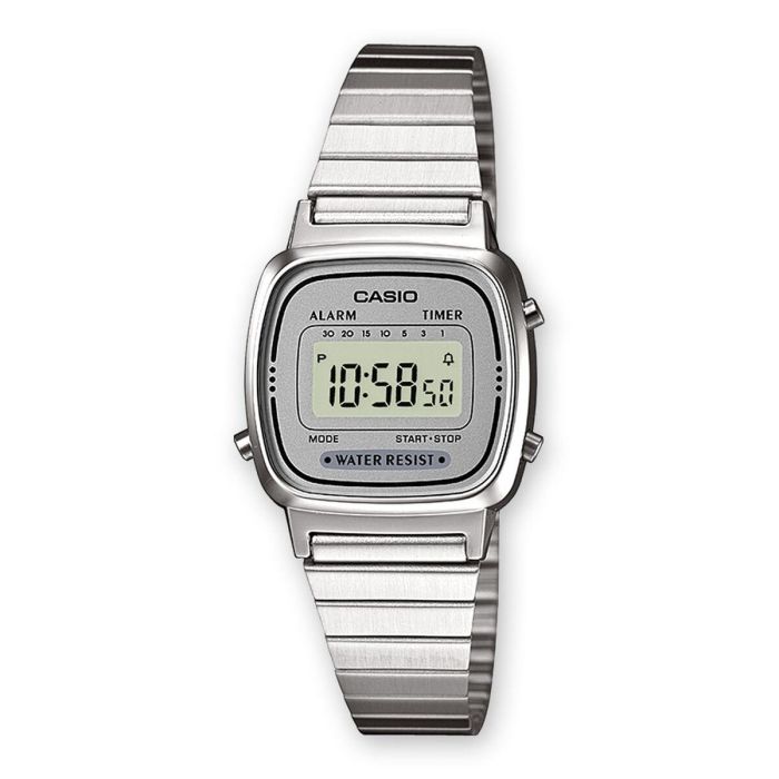 Reloj Unisex Casio LA670WEA-7EF Gris Plateado (Ø 25 mm) Reloj Unisex Casio LA670WEA-7EF Gris Plateado (Ø 25 mm)
