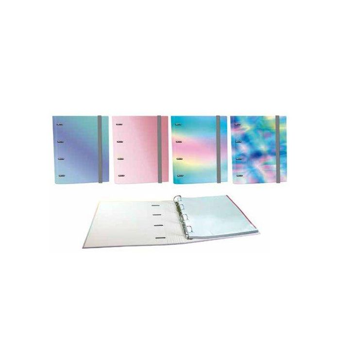 Carpebloc Senfort Iris Tapa Extra A4 4 An.Mixtas 25Mm Con Rec. 80 Hj. Cuadric.5X5 Surtido (Set de 8)