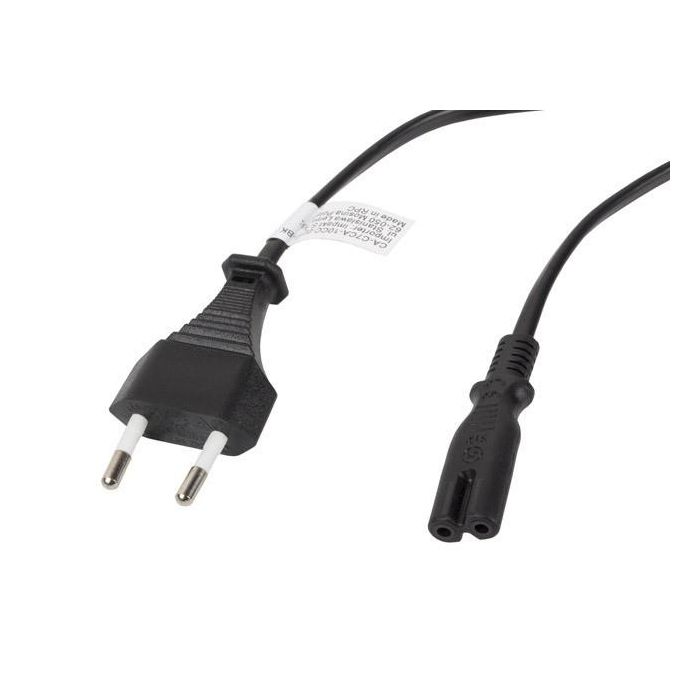 Lanberg CA-C7CA-10CC-0030-BK Cable de Alimentación C7 Acoplador CEE7/16 Negro 3 m 1 Lanberg CA-C7CA-10CC-0030-BK Cable de Alimentación C7 Acoplador CEE7/16 Negro 3 m 1