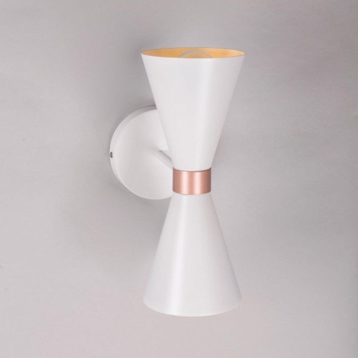 SKD-W1009 Aplique de Pared Kosice con diseño retro y elegante para bombilla LED E27. Ideal para comedor, dormitorio, sala de estar. 4 SKD-W1009 Aplique de Pared Kosice con diseño retro y elegante para bombilla LED E27. Ideal para comedor, dormitorio, sala de estar. 4