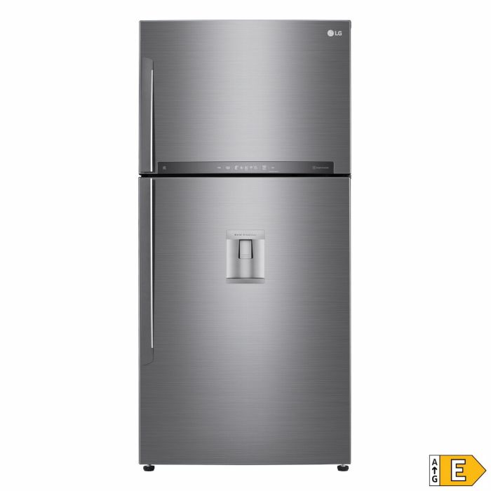 Frigorífico combinado LG GTF916PZPED 184 630 L Acero Platino 13