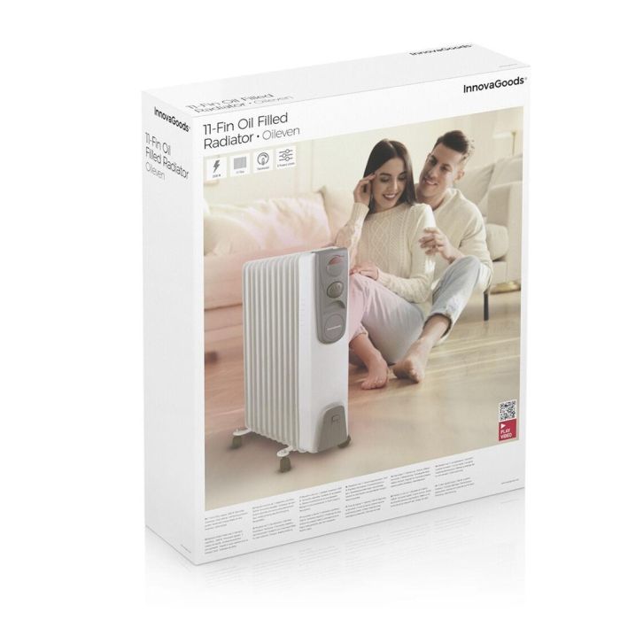 Radiador de Aceite Oileven InnovaGoods 2500 W (11 cuerpos) 1