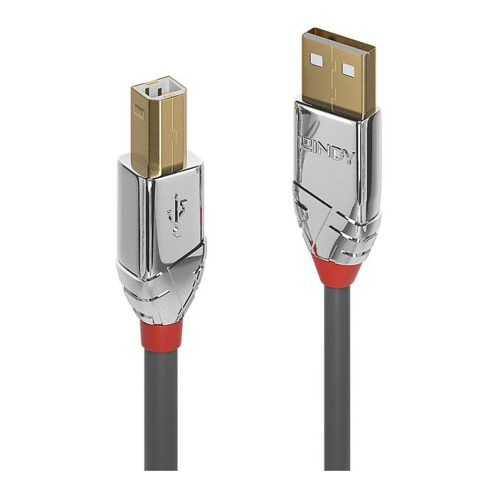 Lindy Cromo Line Cable USB 2.0 de Tipo A a B, 1m, Cromo, Doble Blindaje, Conectores Chapados en Oro, 480Mbps 0 Lindy Cromo Line Cable USB 2.0 de Tipo A a B, 1m, Cromo, Doble Blindaje, Conectores Chapados en Oro, 480Mbps 0