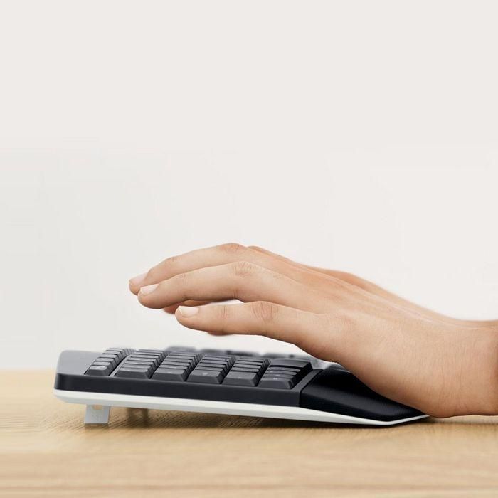 Logitech MK850 Teclado y Ratón Inalámbrico Performance Combo, Confort Ergonómico con Reposamuñecas Acolchado, Multipareja 3 Dispositivos 4