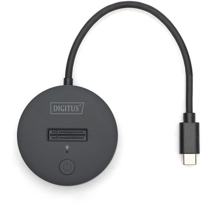 Digitus Docking USB-C a NVMe/SATA SSD – Carcasa Externa para M.2 NVMe y SATA SSD – Negro 3