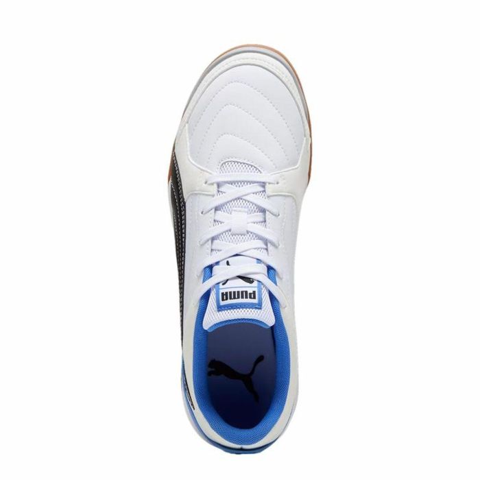 Zapatillas de Fútbol Sala para Adultos Puma Pressing Iv Blanco Azul 7