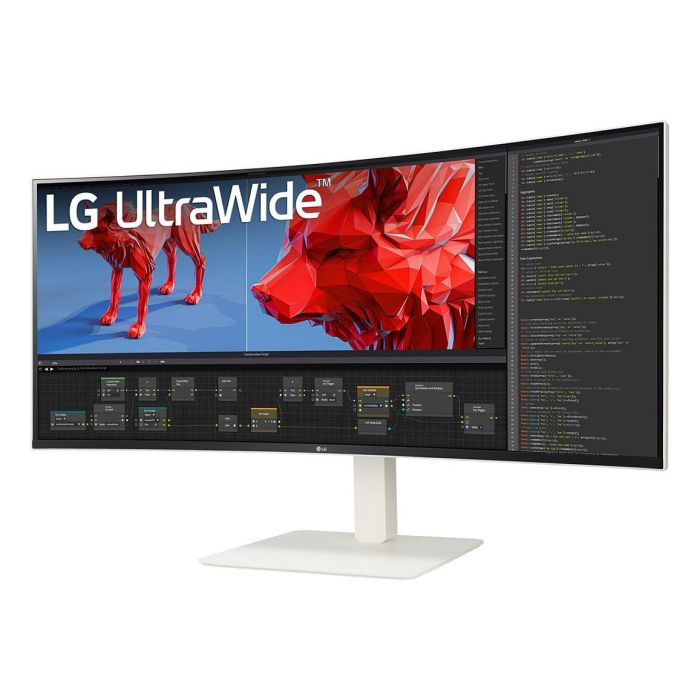 LG 38BR85QC-W Monitor 38" UltraWide Quad HD+ 3840x1600 Nano IPS 1ms 144Hz con USB-C y KVM Blanco 1