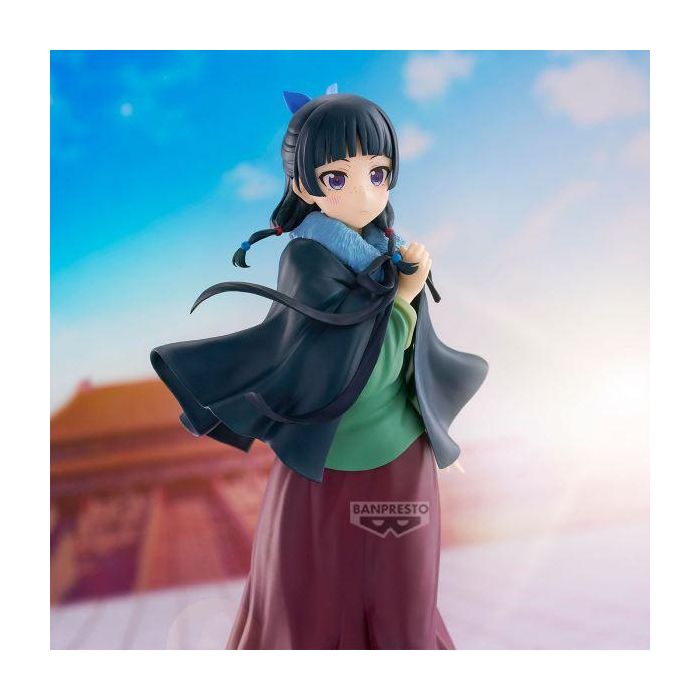 Banpresto BP29487P Figura The Apothecary Diaries Maomao con Poncho 20cm PVC y ABS Coleccionable Oficial Limitada 1