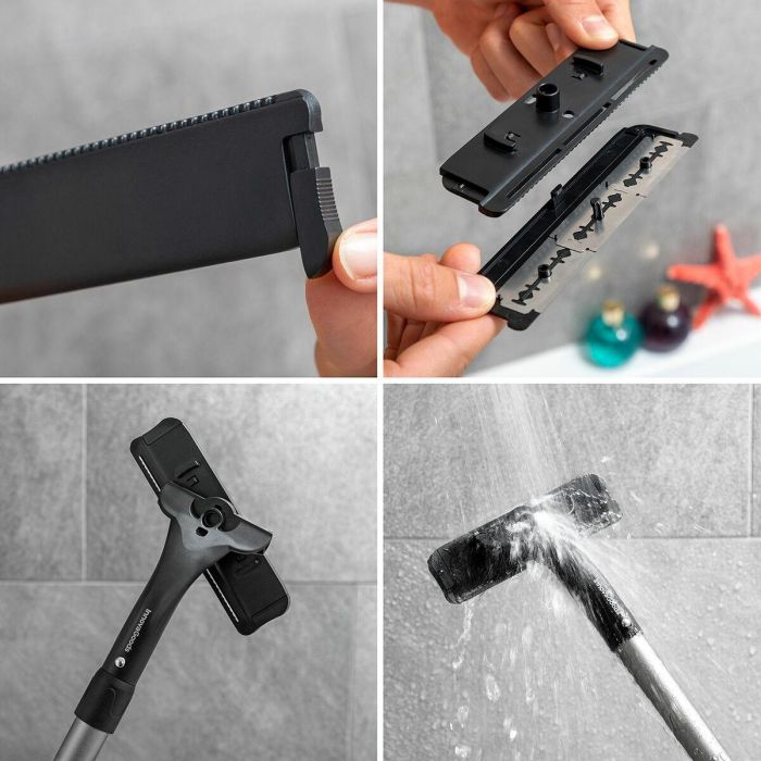 Afeitadora Corporal con Mango de Aluminio Extensible Extaver InnovaGoods 8 Afeitadora Corporal con Mango de Aluminio Extensible Extaver InnovaGoods 8