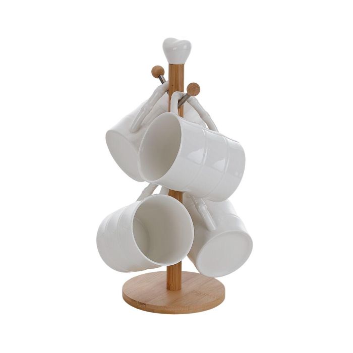Taza Mug Home ESPRIT Blanco Natural 350 ml Taza Mug Home ESPRIT Blanco Natural 350 ml