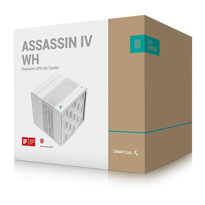 DeepCool ASSASSIN IV Refrigerador de Aire Blanco para Procesador 120/140 mm Silencioso PWM 7
