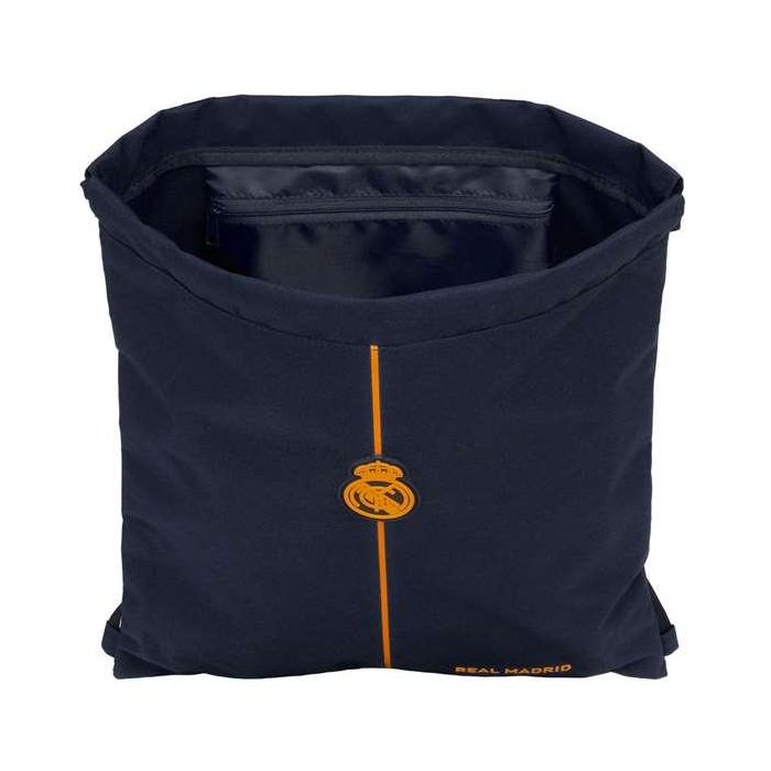 Bolsa Mochila con Cuerdas Real Madrid C.F. 2nd Kit 24/25 Azul marino 35 x 40 x 1 cm 3
