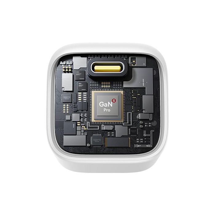 Baseus P10176800213-00 PicoGo GaN Cargador Rápido USB-C 45W Blanco - Tecnología GaN, USB Power Delivery 3.0, Fuente de Alimentación