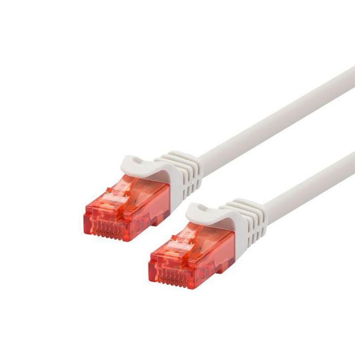 LOGON PROFESSIONAL TCU66U070I Cable de Red Ethernet Patch U/UTP Cat6 sin Apantallar, 7m Marfil, Certificado, Conectores RJ45