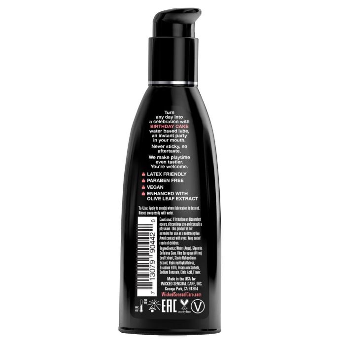 Lubricante Wicked Sensual Care Tarta 60 ml 1 Lubricante Wicked Sensual Care Tarta 60 ml 1