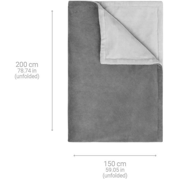 Medisana Manta Térmica XXL HB 675 2x1,5 m Gris 4 Medisana Manta Térmica XXL HB 675 2x1,5 m Gris 4