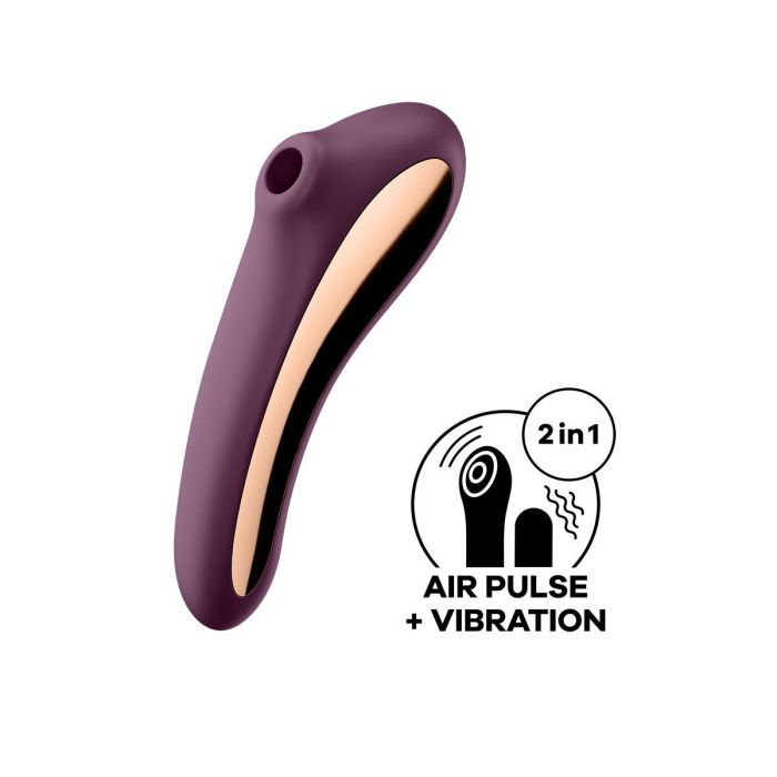 Succionador de Clítoris Satisfyer Dual Kiss Morado 5