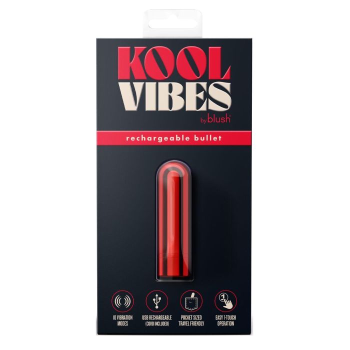 Bala Vibradora Blush Kool Vibes Rojo 1 Bala Vibradora Blush Kool Vibes Rojo 1