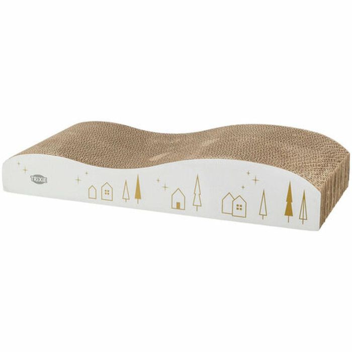 Rascador para Gatos Trixie Blanco Oro 43,5 x 8 x 20 cm Navidad 11