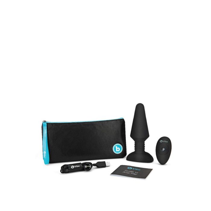 Plug Anal B-Vibe Rimming Negro XL 18 Plug Anal B-Vibe Rimming Negro XL 18