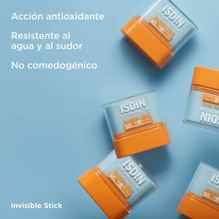 ISDIN Invisible Stick Barra Protector Solar Facial Zonas Específicas SPF50 10 gr 1 ISDIN Invisible Stick Barra Protector Solar Facial Zonas Específicas SPF50 10 gr 1