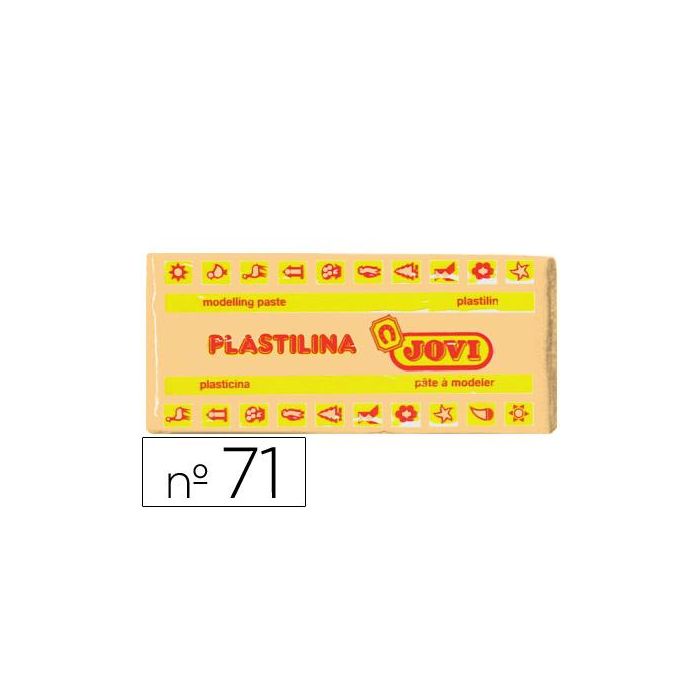 Plastilina Jovi 71 Carne Unidad Tamaño Mediano