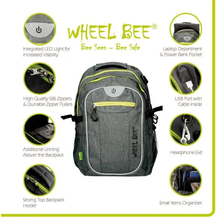 Schildkrot AUC1696510051440 Mochila Wheel Bee BACKPACK Bolso Revolution 2