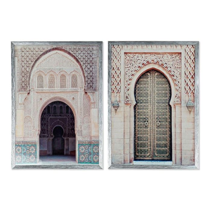 Cuadro Arabe DKD Home Decor Beige Verde 3 x 70 x 50 cm (2 Unidades) Cuadro Arabe DKD Home Decor Beige Verde 3 x 70 x 50 cm (2 Unidades)