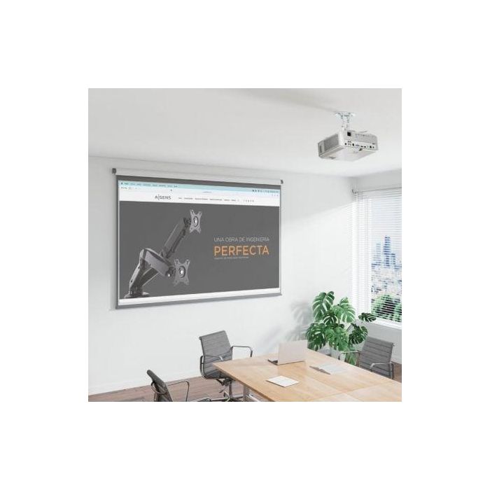 Aisens Soporte Universal Giratorio e Inclinable para Proyector de Techo, Blanco - Compatible con la Mayoría de Proyectores, Carga Máxima 13.5kg 3 Aisens Soporte Universal Giratorio e Inclinable para Proyector de Techo, Blanco - Compatible con la Mayoría de Proyectores, Carga Máxima 13.5kg 3