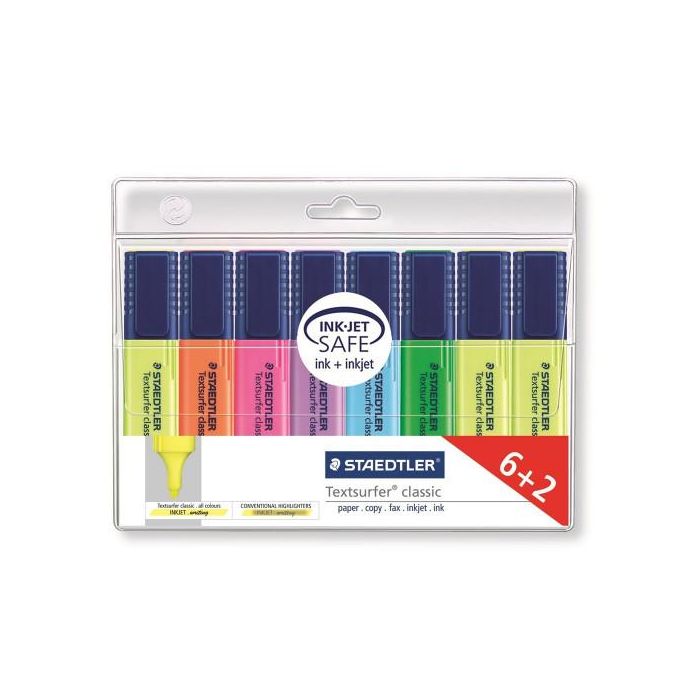 Staedtler Marcador Fluorescente Textsurfer Classic Blíster 6+2 Ud
