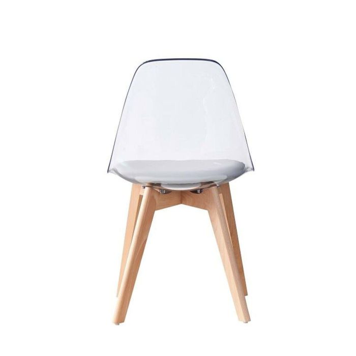 Silla de Comedor DKD Home Decor Gris Madera Policarbonato 54 x 47 x 81 cm 2 Silla de Comedor DKD Home Decor Gris Madera Policarbonato 54 x 47 x 81 cm 2