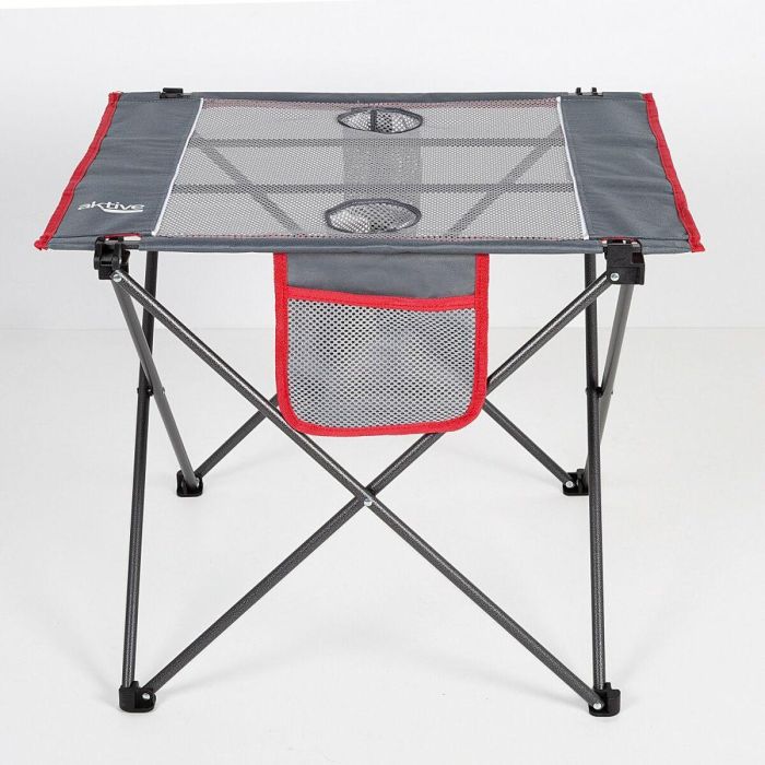 Mesa Plegable Aktive Camping Gris 62 x 50 x 50 cm (2 Unidades) 5 Mesa Plegable Aktive Camping Gris 62 x 50 x 50 cm (2 Unidades) 5